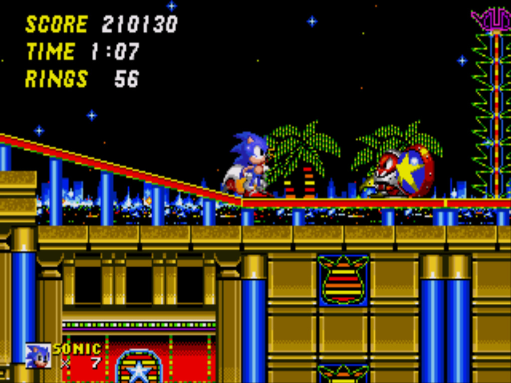 Sonic and Tails with friend, Casino Night Zone