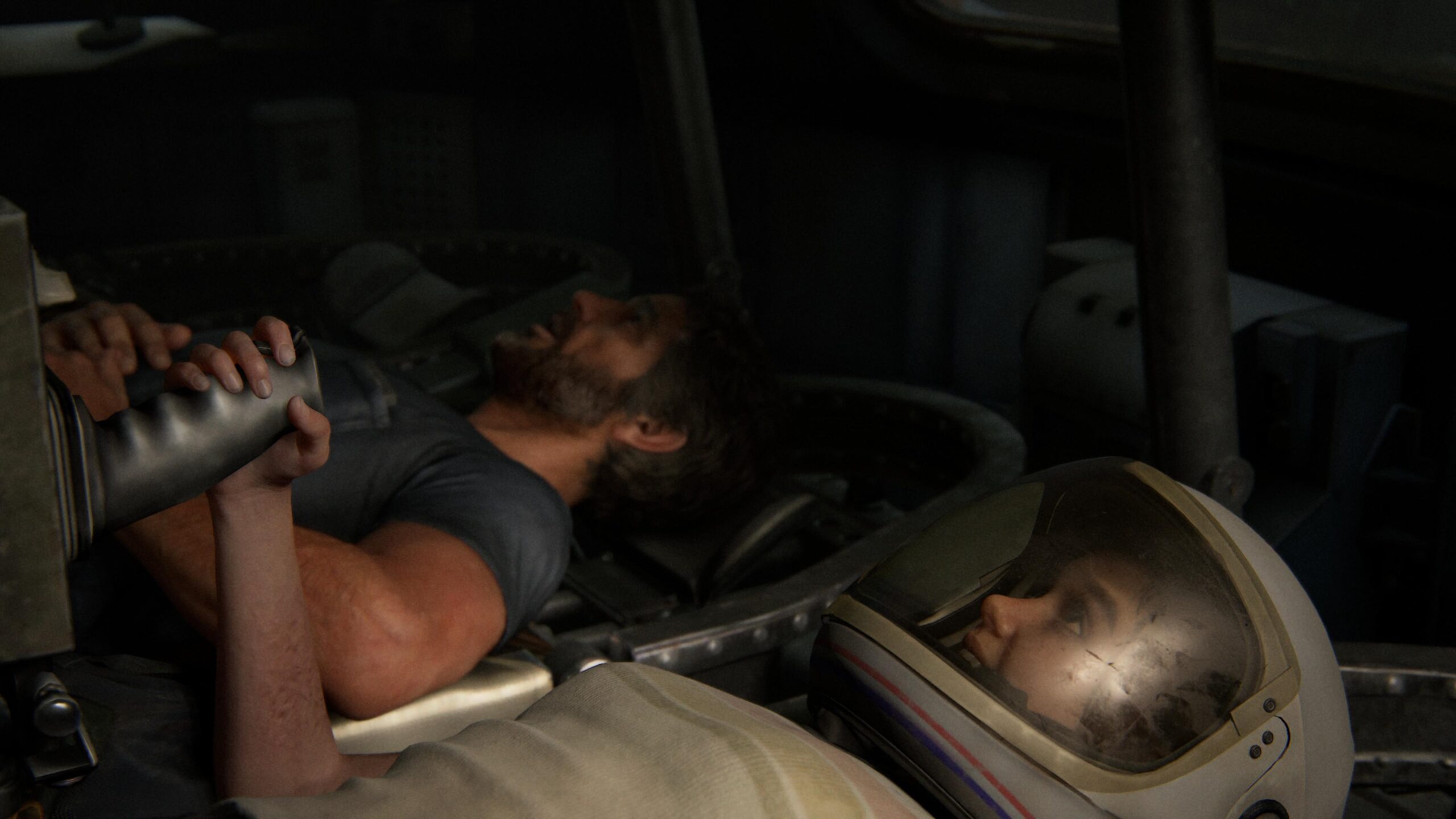 Ellie from The Last of Us in a spaceship